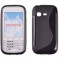 Toc silicon S-Case Samsung Galaxy Chat B5330 Negru