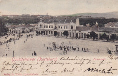 ALBA IULIA , KARLSBURG , PIATA , CLASICA , CIRCULATA 1903 foto