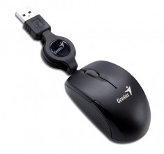 Mouse Genius Micro Traveler USB negru foto