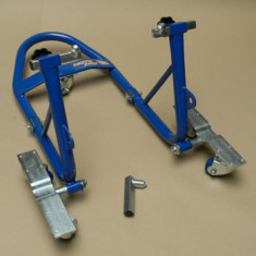 MOTOPRO STANDER - FATA DEMONTABIL CU ROTI - CONURI (EGALE SI INEGALE) REGLABILE (JL-M03002) foto