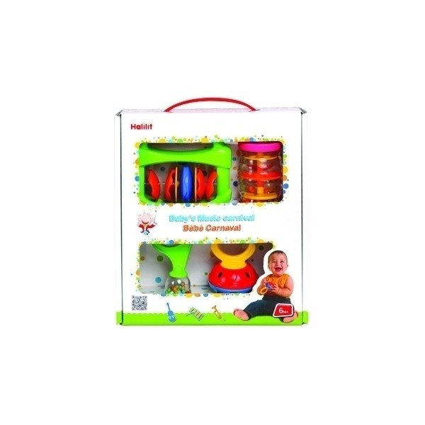 Set Jucarii Muzicale Carnaval Halilit Ms3004 Set Jucarii Muzicale Carnaval Halilit Ms3004