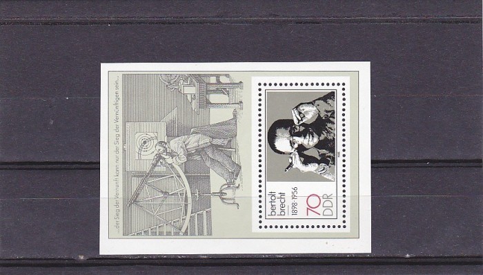 Personalitati ,Brecht ,sextant ,DDR.
