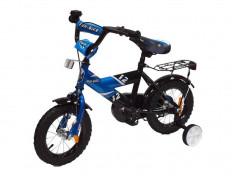 Bicicleta copii MyKids Fun Bike 888 Blue 12 foto