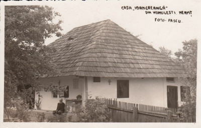 MOLDOVA , CASA &amp;#039;&amp;#039;ION CREANGA&amp;#039;&amp;#039; DIN HUMULESTI NEAMT , FOTO PASCU foto