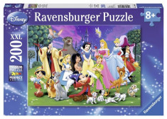 Puzzle Disney Personajele Preferate, 200 Piese foto