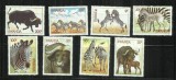 F 65 - MAMIFERE DE SAVANA - RWANDA - SERIE NESTAMPILATA