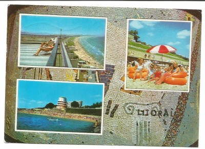 @carte postala(cod 193/81)-ROMANIA LITORAL-colaj foto