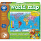 Puzzle Si Poster Harta Lumii (Limba Engleza 150 Piese) World Map Puzzle &amp; Poster