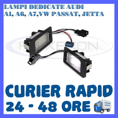 SET LAMPI NUMAR INMATRICULARE AUDI A1, A6, A7, VW GOLF 6 PLUS, JETTA, PASSAT foto