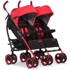 Carucior Pentru Gemeni Duo Comfort - Easy Go - Scarlet foto