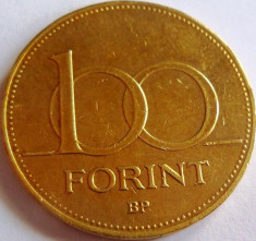 Moneda 100 FORINTI - UNGARIA, anul 1996 *cod 3005 foto