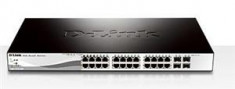 D-Link Switch 24 porturi PoE 10/100/1000 Base-T cu 4 x porturi 1000Base-T /SFP foto