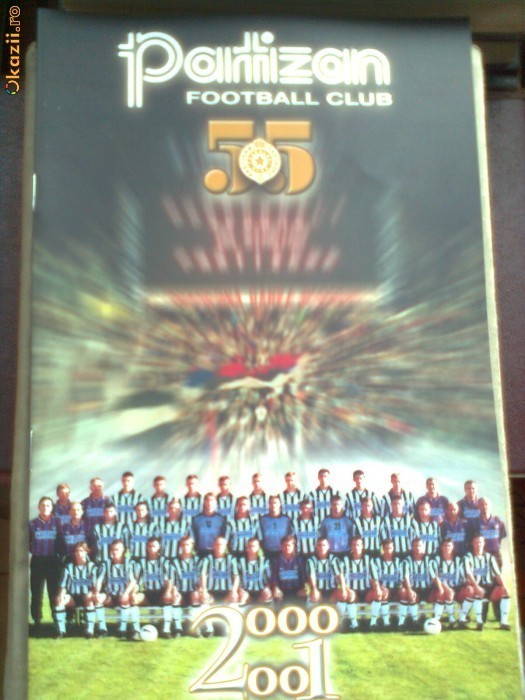 partizan belgrad fc club fotbal serbia aniversare 55 ani revista prezentare