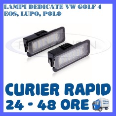 SET LAMPI NUMAR INMATRICULARE 18 LED SMD - VW GOLF 4, EOS, LUPO, POLO