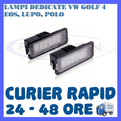 SET LAMPI NUMAR INMATRICULARE 18 LED SMD - VW GOLF 4, EOS, LUPO, POLO foto