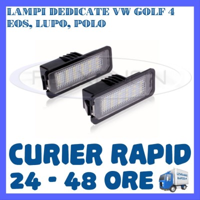 SET LAMPI NUMAR INMATRICULARE 18 LED SMD - VW GOLF 4, EOS, LUPO, POLO foto