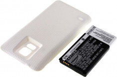 Acumulator compatibil Samsung Galaxy S5 alb 5600mAh foto