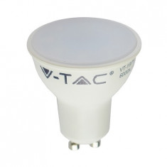 BEC SPOT LED GU10 5W 220-240V 6000K ALB RECE V-TAC SKU-1687 foto