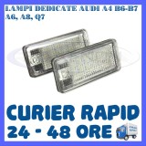 Cumpara ieftin SET LAMPI PLACUTA INMATRICULARE 18 LED SMD - AUDI A3 A4 B6 B7 A6 A8 S4 S6 A8 Q7, Universal, ZDM