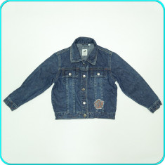 IMPECABILA? Geaca blugi, denim subtire, calitate C&amp;amp;A ? fetite | 5?6 ani | 116 cm foto