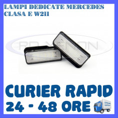 SET LAMPI PLACUTA INMATRICULARE 18 LED SMD - MERCEDES CLASA C W203, S203, E W211