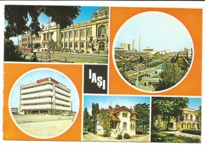 @carte postala(ilustrata)-IASI-colaj foto