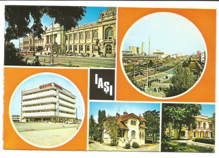 @carte postala(ilustrata)-IASI-colaj