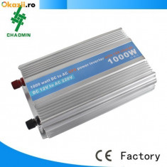 Invertor auto 1000w 12V dc-220V ac Chaomin foto