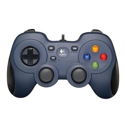 Gamepad Logitech F310 Albastru Pc foto mare Gamepad Logitech F310 Albastru Pc foto mare