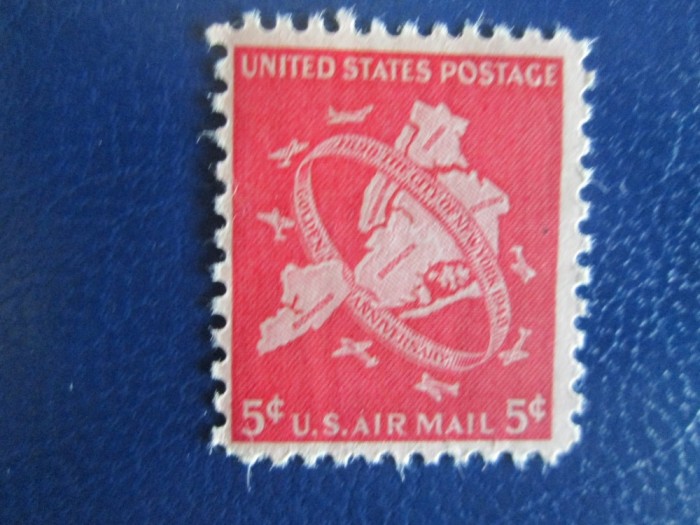 TIMBRE AMERICA NESTAMPILAT