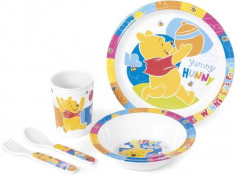 Set Pentru Masa Melamina 5 Piese Winnie The Pooh Lulabi 9202900 foto