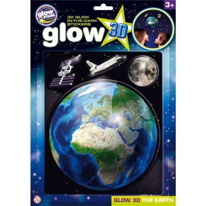 Stickere 3D - Planeta Pamant The Original Glowstars Company B8105 Stickere 3D - Planeta Pamant The Original Glowstars Company B8105