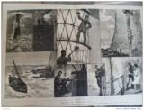 Grafica 1 ianuarie 1876 The Graphic far mare furtuna barca