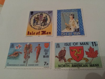 anglia/man 1978 / 4 serii MNH foto