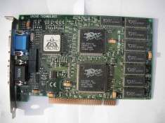 Placa video pci 3DFX Orchid vintage foto