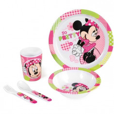 Set Pentru Masa Melamina 5 Piese Minnie Lulabi 8820800 foto