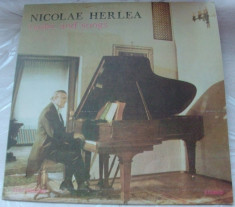 LP:NICOLAE HERLEA-LIEDER&amp;amp;SONGS(Porumbescu/Stephanescu/Eliade/Brediceanu/Enescu+) foto