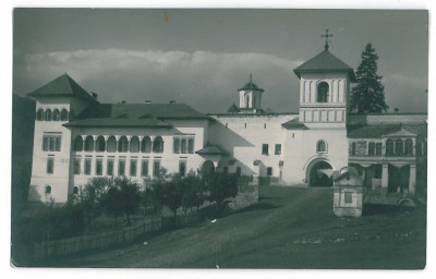 2847 - HOREZU, Valcea, Monastery - old postcard, real PHOTO - unused - 1931 foto
