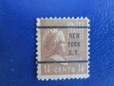 TIMBRE AMERICA NESTAMPILAT