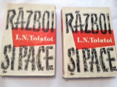 RAZBOI SI PACE - L. N. Tolstoi - 2 vol., 1959,RF5/1 foto