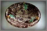 Bol majolica - fructiera Art-Deco Uranium Glaze IV