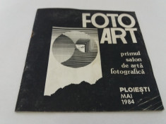 FOTO ART PRIMUL SALON DE ARTA FOTOGRAFICA PLOIE?TI/MAI 1984 foto