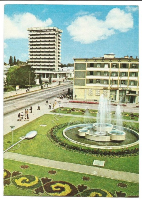 @carte postala(cod 217/72) -BACAU-Centrul