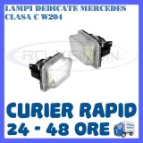 Cumpara ieftin SET LAMPI PLACUTA INMATRICULARE MERCEDES CLASA C W204, E W212, S W221, Universal