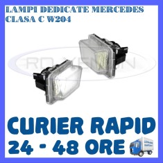 SET LAMPI PLACUTA INMATRICULARE MERCEDES CLASA C W204, E W212, S W221