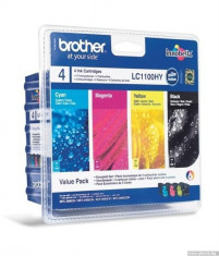 brother Pachet Brother LC1100 CMYK | DCP395CN/DCP585CW/DCP6690CW foto