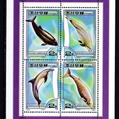 Coreea 2000 fauna marina balene MI 4297-4300 (bl.453) MNH w29