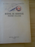 P. SIMICI--MANUAL DE CHIRURGIE PENTRU FELCERI - 1956