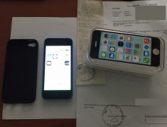 iPhone 5C - 8GB Albastru Impecabil | 16 luni Garantie foto