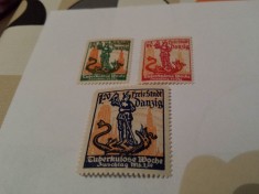 germania/danzig 1921 tuberculoza/ serie MH foto